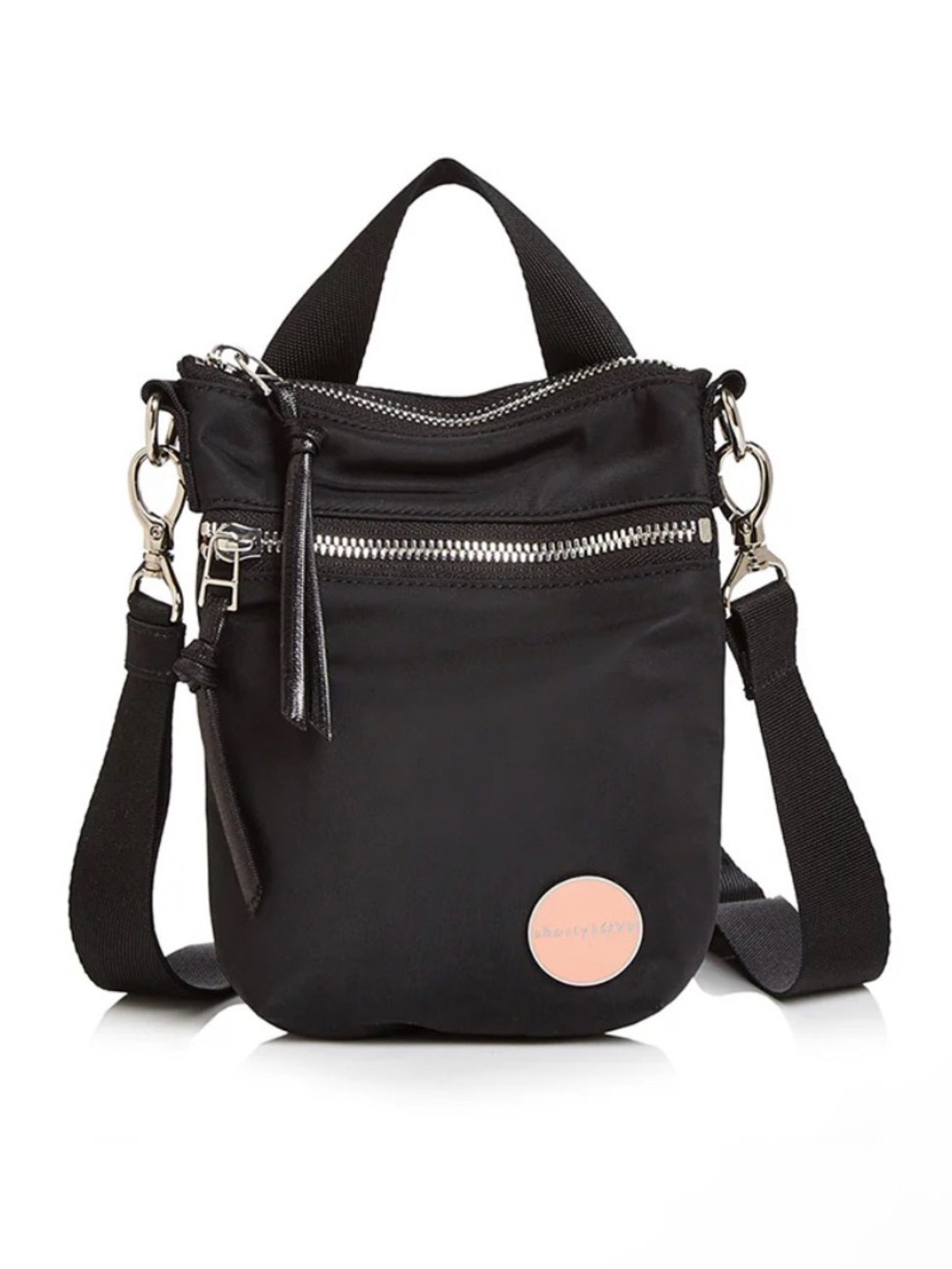 Shorty Love Amuse shorthand- phone Crossbody bag with Striped Adjustable Strap